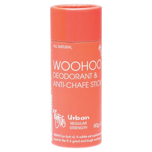 Woohoo Natural Deodorant & Anti-Chafe Stick - Urban - 60g | L'Organic Australia