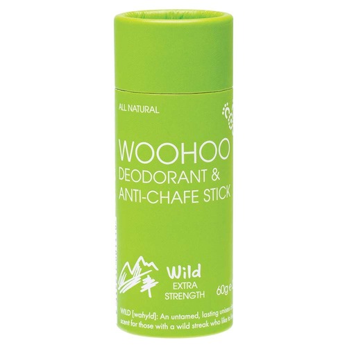 Woohoo Natural Deodorant & Anti-Chafe Stick - Wild - 60g | L'Organic Australia